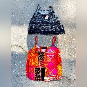 Jams world, colorful, crop top size large